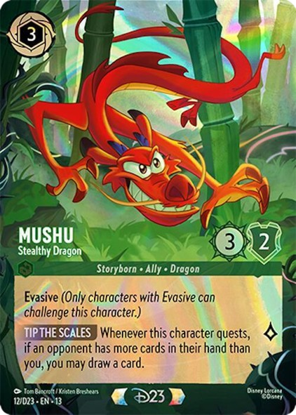 Mushu - Stealthy Dragon