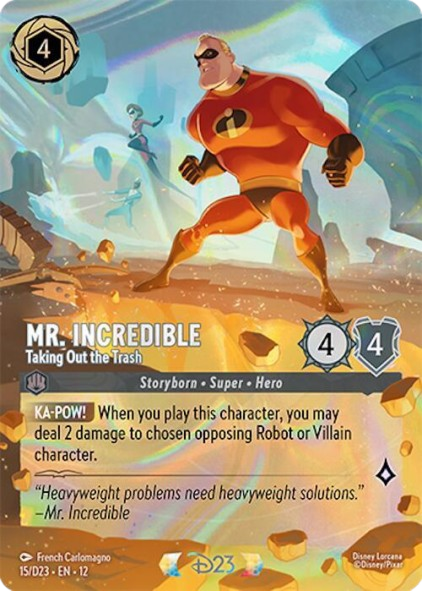 Mr. Incredible - Taking out the Trash