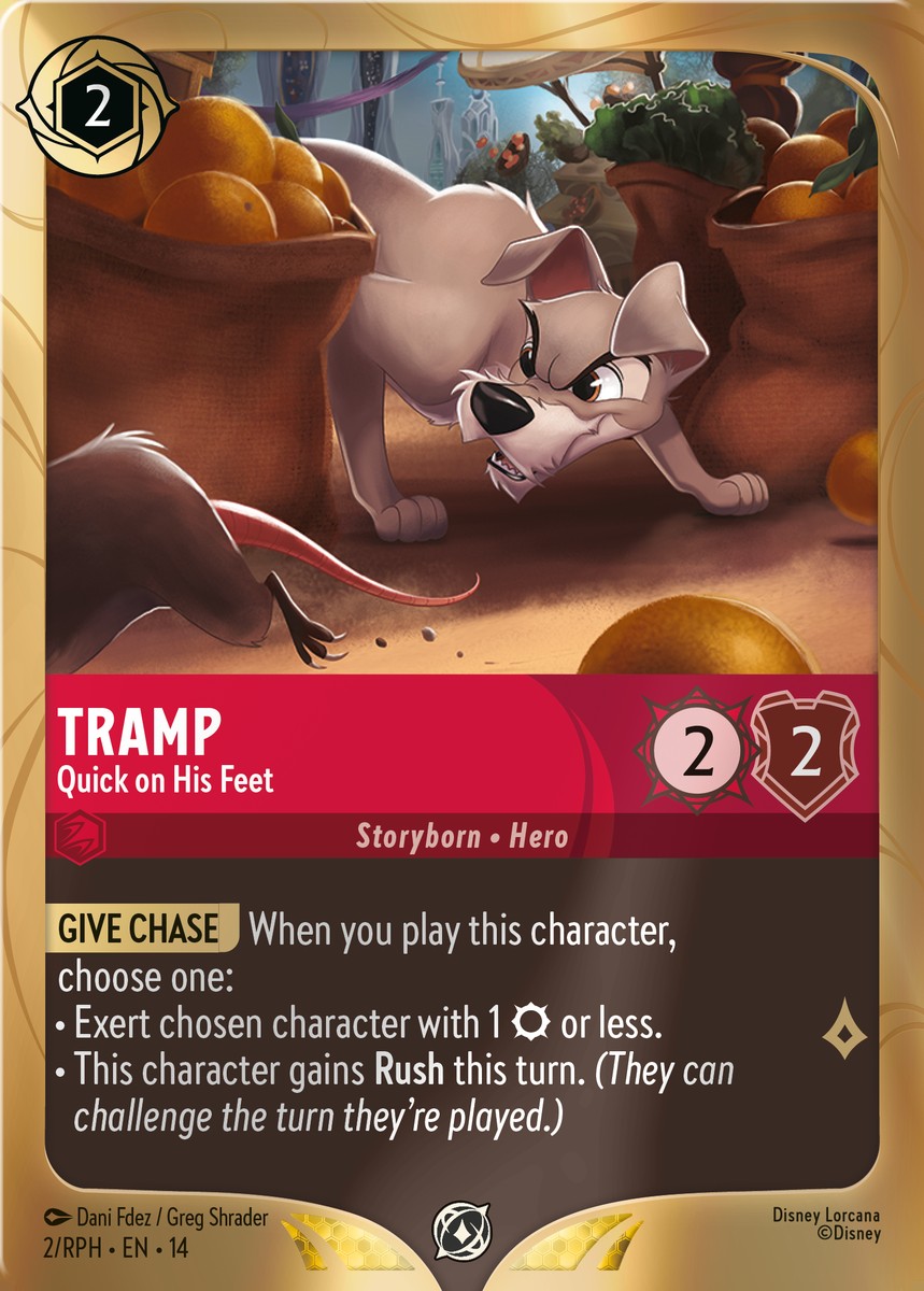 Tramp Quick On His Feet