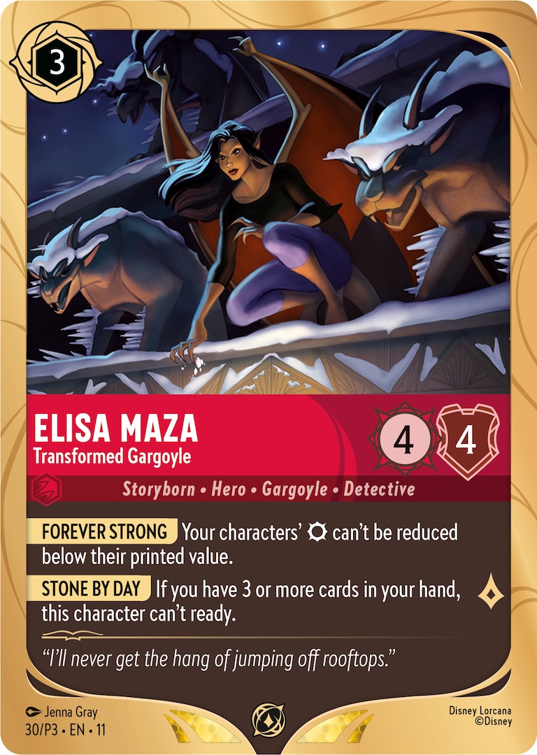 Elisa Maza – Transformed  Gargoyle