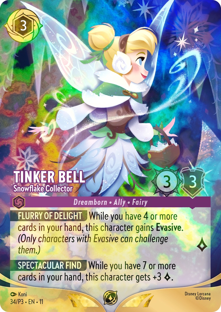 Tinker Bell - Snowflake Collector