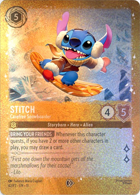 Stitch - Carefree Snowboarder