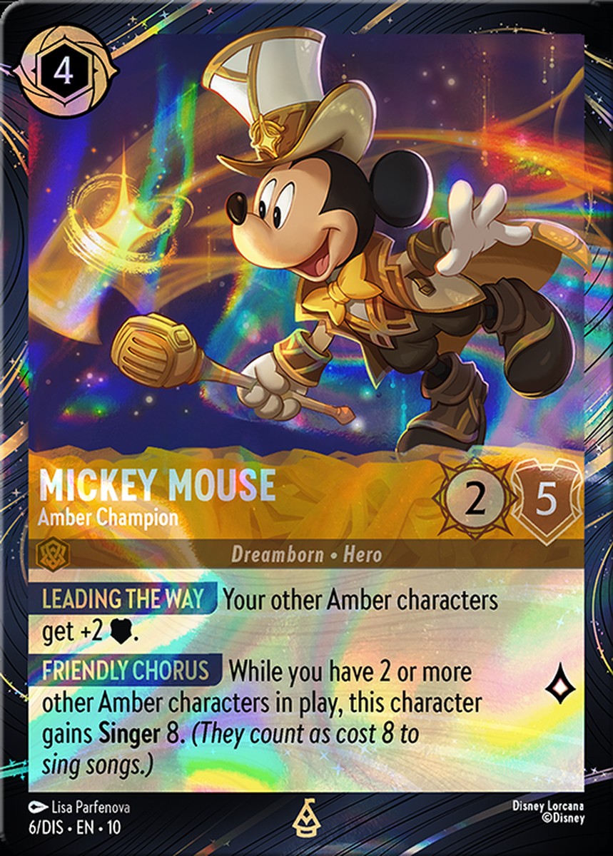 Mickey Mouse - Amber Champion
